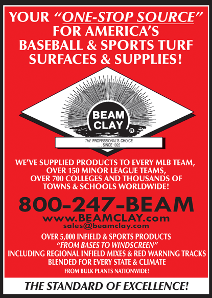 BEAM CLAY Your One Stop Source for Baseball and Sports Turf